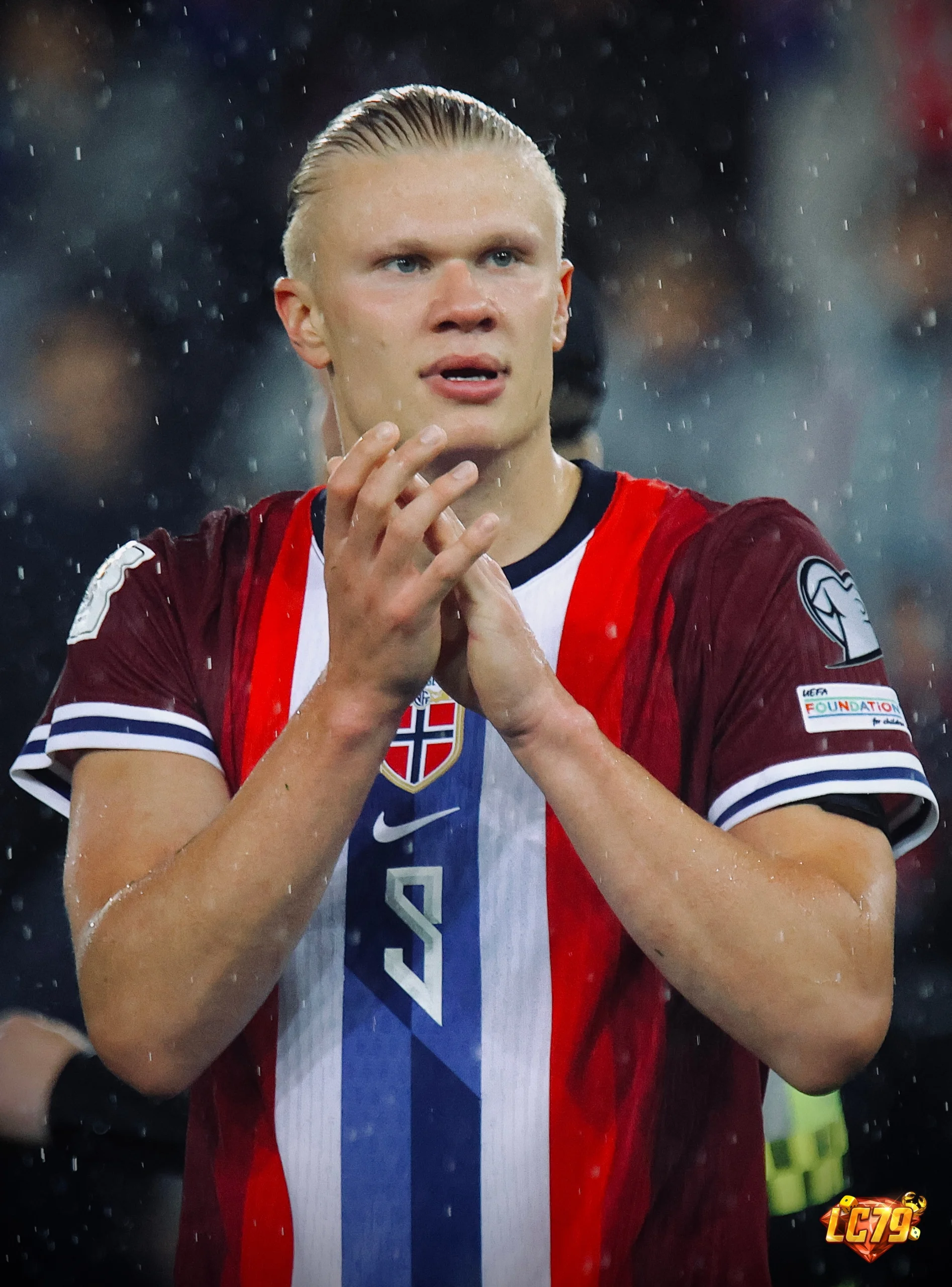 Erling Haaland trong màu áo Norway
