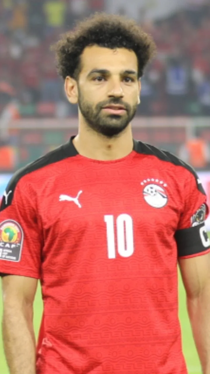 Mohamed Salah trong màu áo đội tuyển Ai Cập