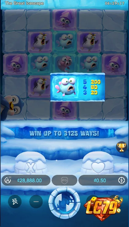 The Great Icescape #PG-SLOT-032 — ảnh màn hình