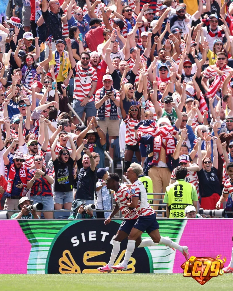 Đội tuyển Mỹ vào vòng 32 World Cup 2026 sau trận USA 2-0 Australia, ảnh đã đóng watermark LC79