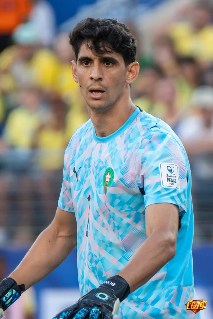 Yassine Bounou, thủ môn Morocco, ảnh Wikimedia Commons đã đóng watermark LC79