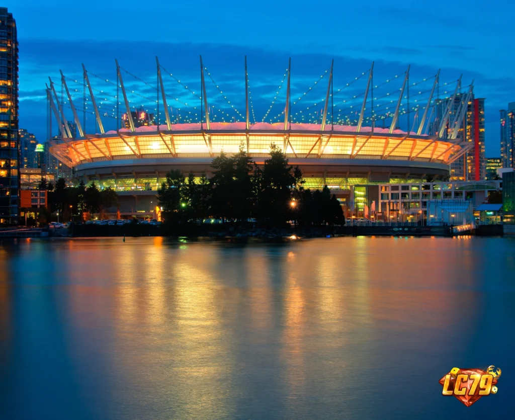 BC Place tại Vancouver trước trận Switzerland vs Colombia