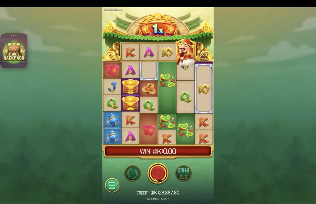Ảnh giao diện chính game cách chơi caishen coming lc79 (slot) chơi tại LC79