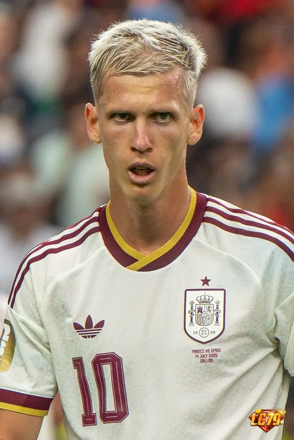 Dani Olmo trong màu áo Spain trước chung kết World Cup 2026 gặp Argentina
