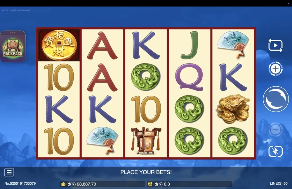 Ảnh màn hình gameplay game Dragon (slot JDB) chơi tại LC79