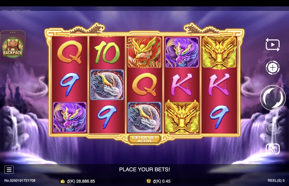 Ảnh bảng biểu tượng & tính năng game Dragons World (slot JDB) chơi tại LC79