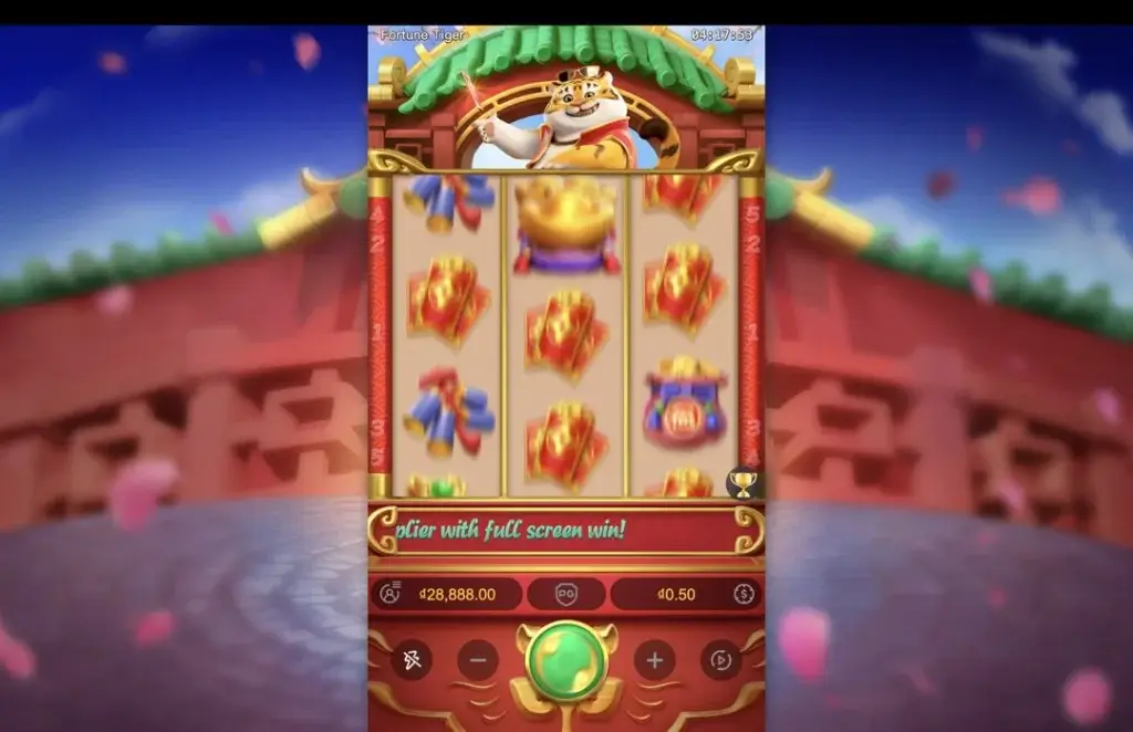Ảnh giao diện chính game Fortune Tiger (slot LUCKY365) chơi tại LC79