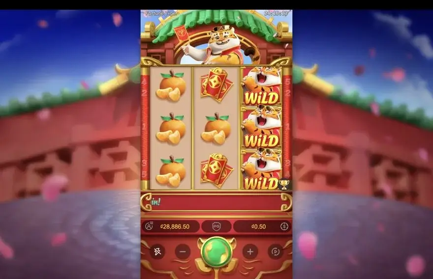 Ảnh bảng biểu tượng & tính năng game Fortune Tiger (slot LUCKY365) chơi tại LC79