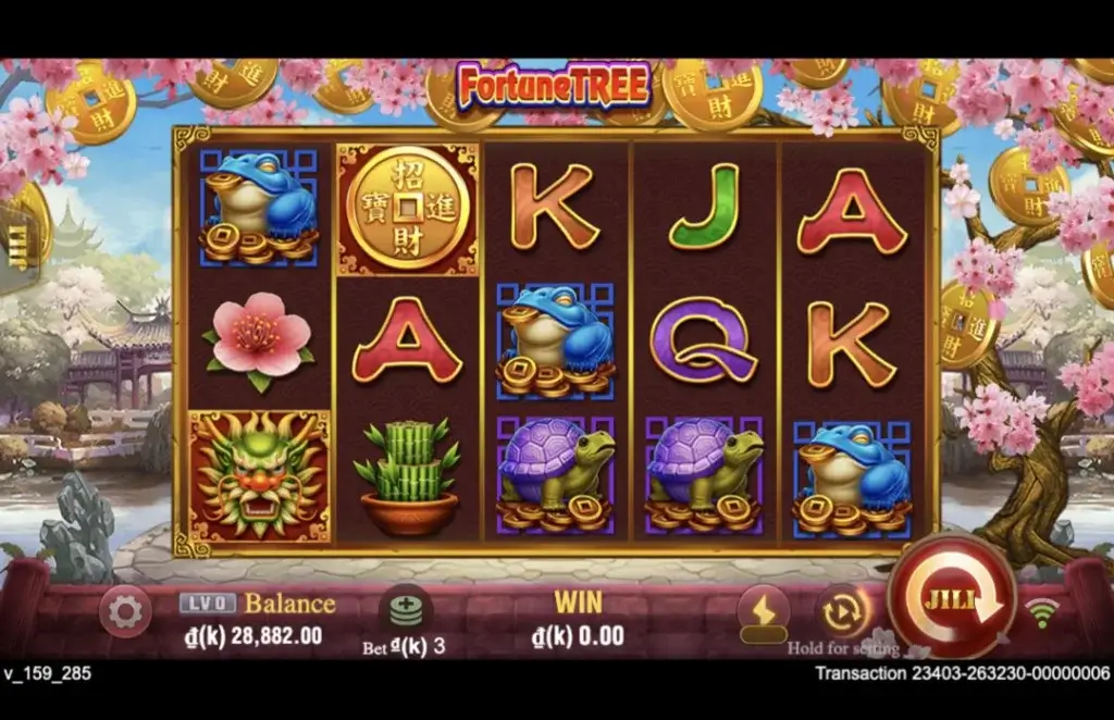 Ảnh giao diện chính game Fortune Tree (slot ACEWIN) chơi tại LC79