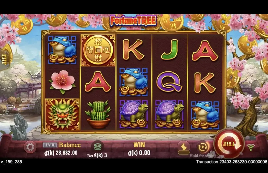 Ảnh giao diện chính game Fortune Tree (slot ACEWIN) chơi tại LC79