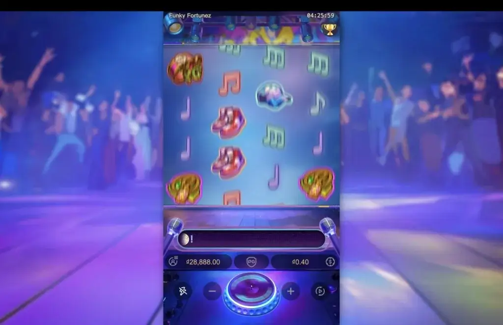 Ảnh giao diện chính game Funky Fortunez (slot PG) chơi tại LC79