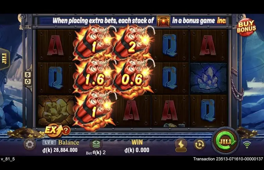 Ảnh màn hình gameplay game Gold Rush (slot FC) chơi tại LC79