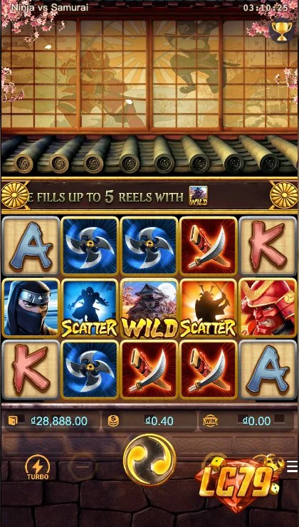 Ninja vs Samurai — ảnh màn hình