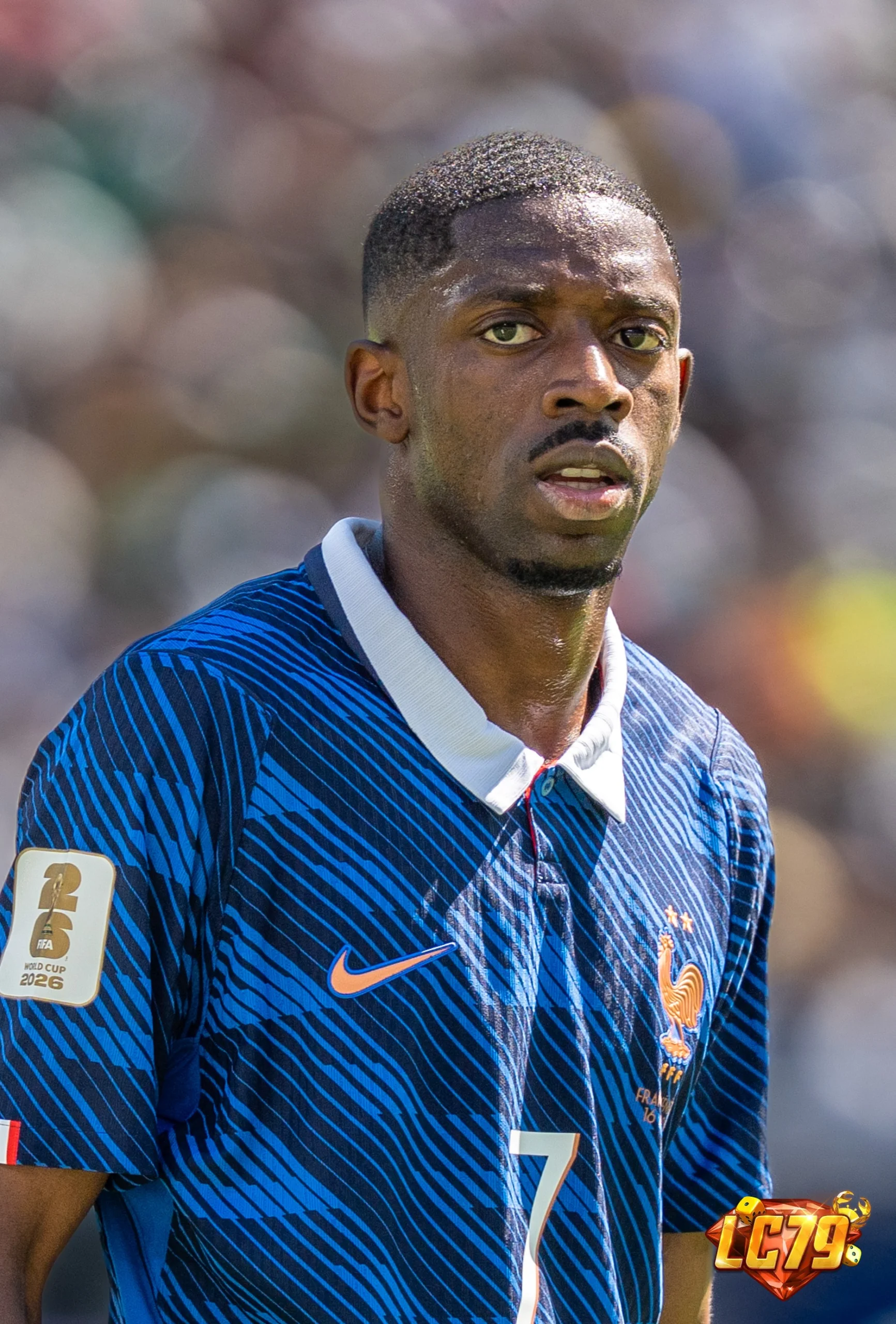 Ousmane Dembele trong màu áo France tại World Cup 2026, ảnh Wikimedia Commons đã đóng watermark LC79