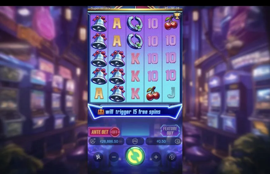 Ảnh màn hình gameplay game Super Wildrix (slot PG) chơi tại LC79