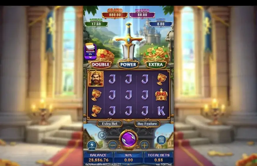 Ảnh màn hình gameplay game SWORD OF KING (slot FC) chơi tại LC79