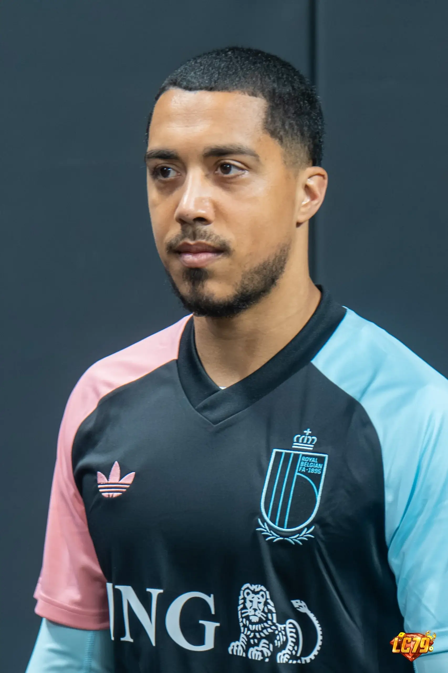 Youri Tielemans trong màu áo Belgium, ảnh Wikimedia Commons đã đóng watermark LC79