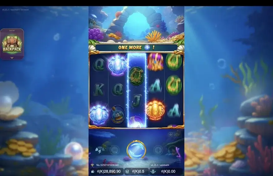 Ảnh bảng biểu tượng & tính năng game Lucky Pearl (slot JDB) chơi tại LC79