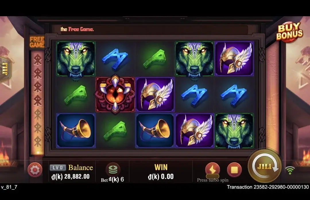 Ảnh giao diện chính game Thor X (slot JILI) chơi tại LC79