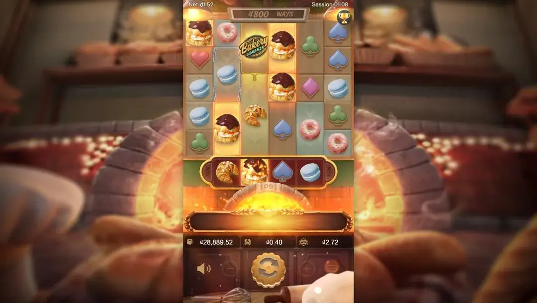 Ảnh giao diện chính game Bakery Bonanza (slot PG) chơi tại LC79