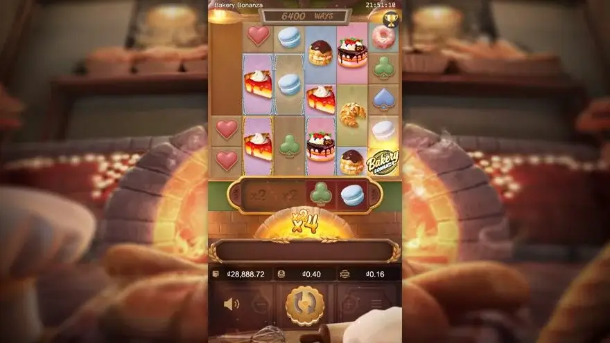 Ảnh bảng biểu tượng & tính năng game Bakery Bonanza (slot PG) chơi tại LC79