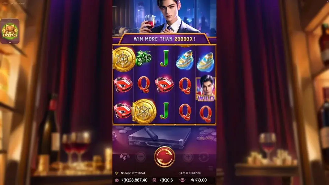 Ảnh giao diện chính game cách chơi moneybags man 2 lc79 (slot) chơi tại LC79