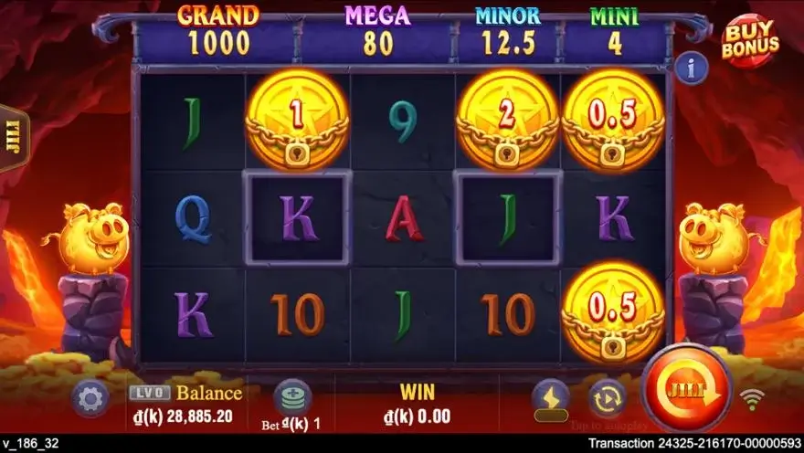 Ảnh bảng biểu tượng & tính năng game Devil Fire Twins (slot JILI) chơi tại LC79