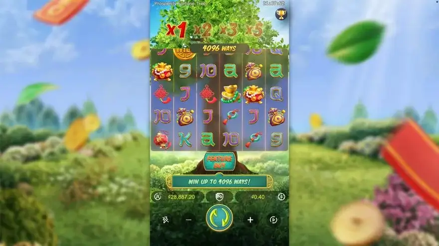 Ảnh màn hình gameplay game Prosperity Fortune Tree (slot PG) chơi tại LC79