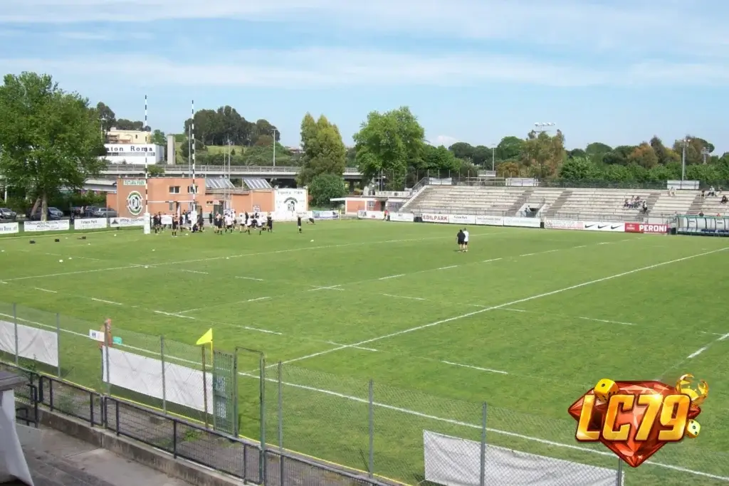 Stadio Tre Fontane, sân AS Roma Women trong bài Roma 0-6 Barcelona UWCL