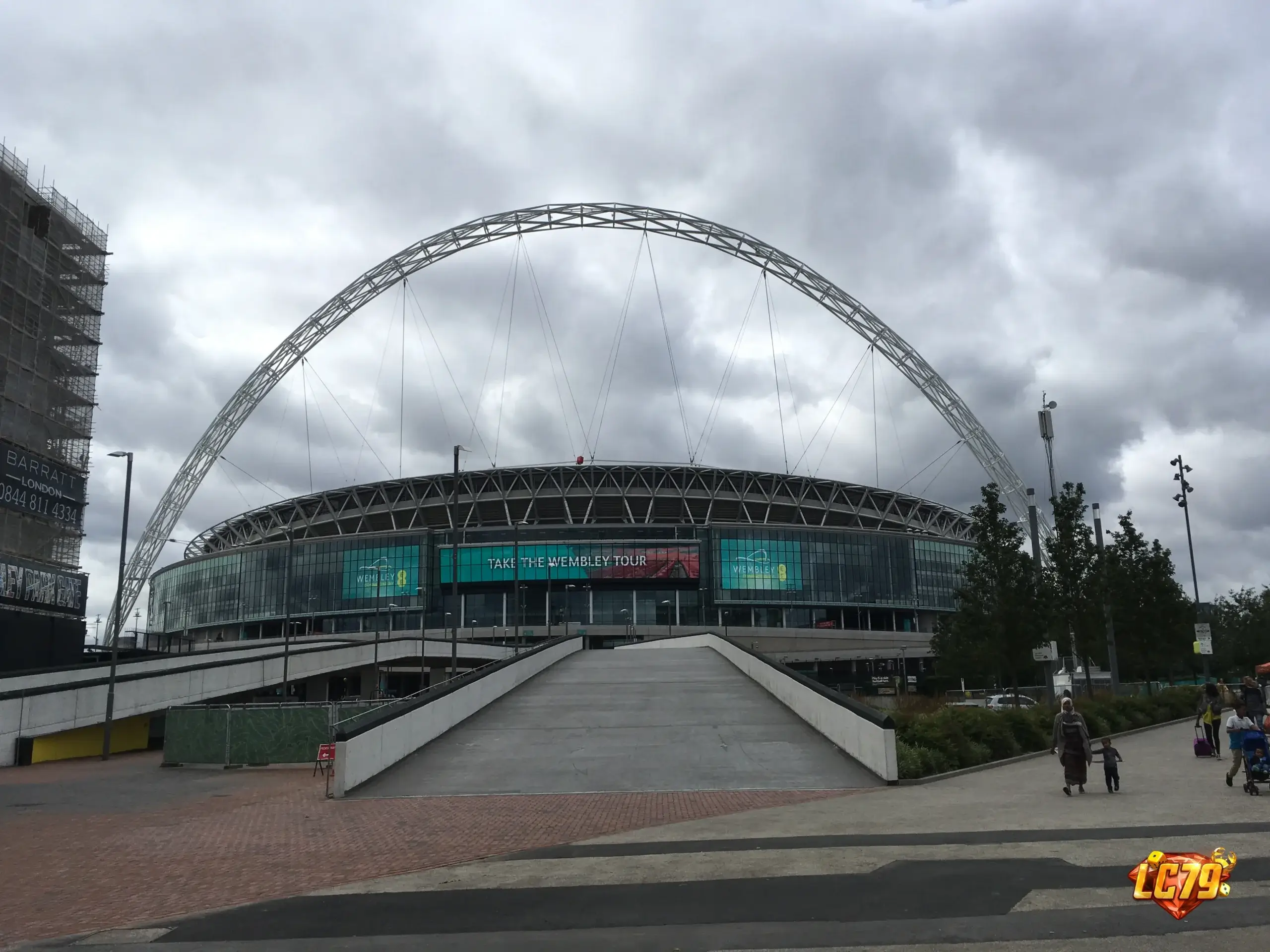 Wembley Stadium trước trận Anh vs Tây Ban Nha tại UEFA Nations League
