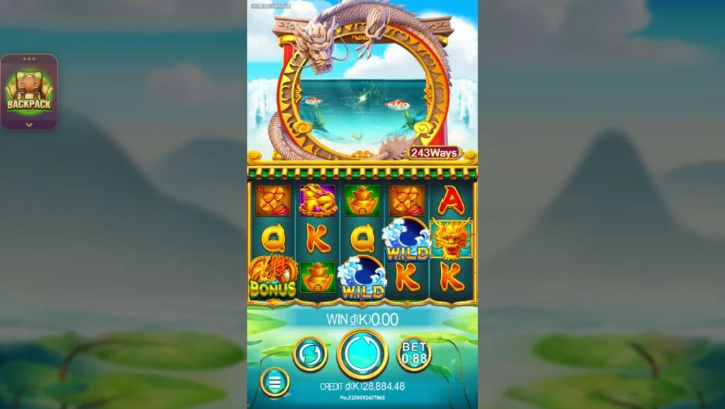 Ảnh giao diện chính game Dragons Gate (slot JDB) chơi tại LC79