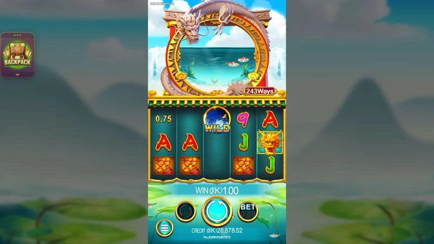 Ảnh bảng biểu tượng & tính năng game Dragons Gate (slot JDB) chơi tại LC79