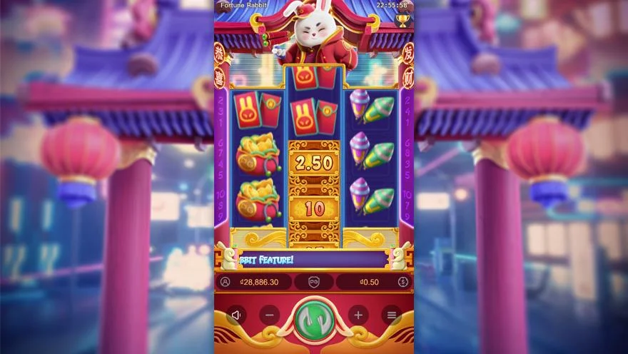Ảnh bảng biểu tượng & tính năng game Fortune Rabbit (slot ACEWIN) chơi tại LC79