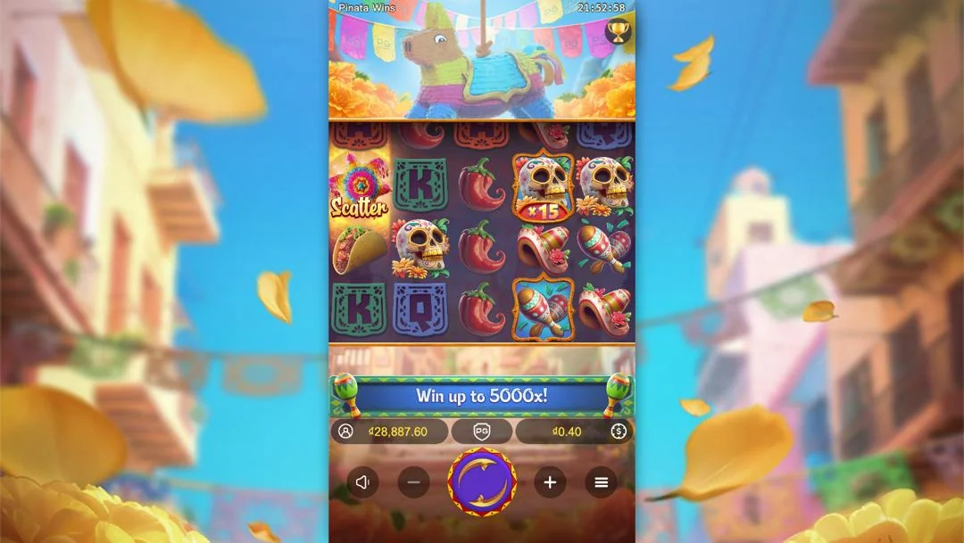 Ảnh giao diện chính game Pinata Wins (slot PG) chơi tại LC79