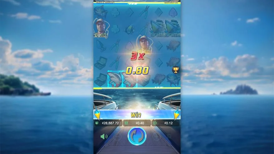 Ảnh màn hình gameplay game Shark Bounty (slot PG) chơi tại LC79