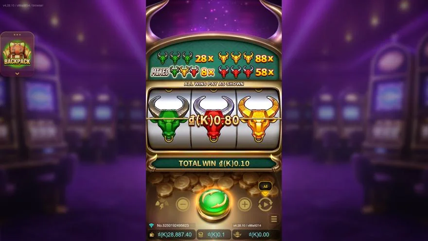 Ảnh bảng biểu tượng & tính năng game Super Niubi (slot JDB) chơi tại LC79