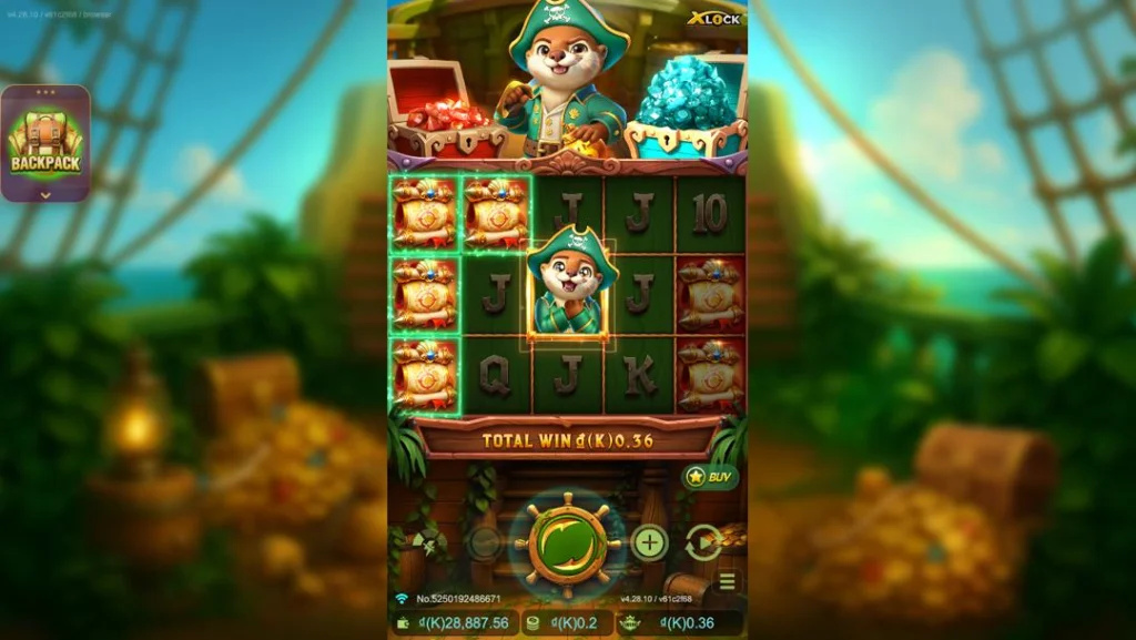 Ảnh giao diện chính game Voyage of Blast Raider X-Lock (slot JDB) chơi tại LC79