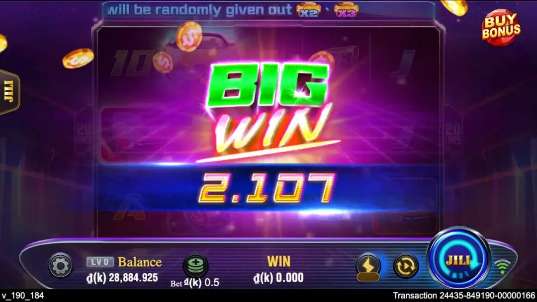 Ảnh giao diện chính game Wild Racer (slot JILI) chơi tại LC79